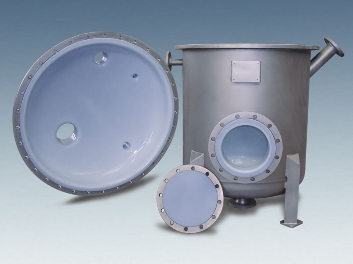 Bồn chứa hóa chất lót nhựa PTFE, ECTFE, PFA, PVDF